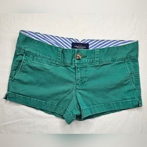 American Eagle Outfitters Teal High Waist Shorts